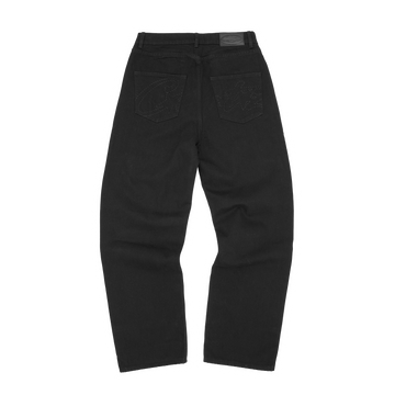 ALLSTARZ BAGGY JEANS [TRIPLE BLACK]