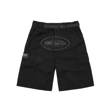 ALCATRAZ CARGO SHORT [TRIPLE BLACK]